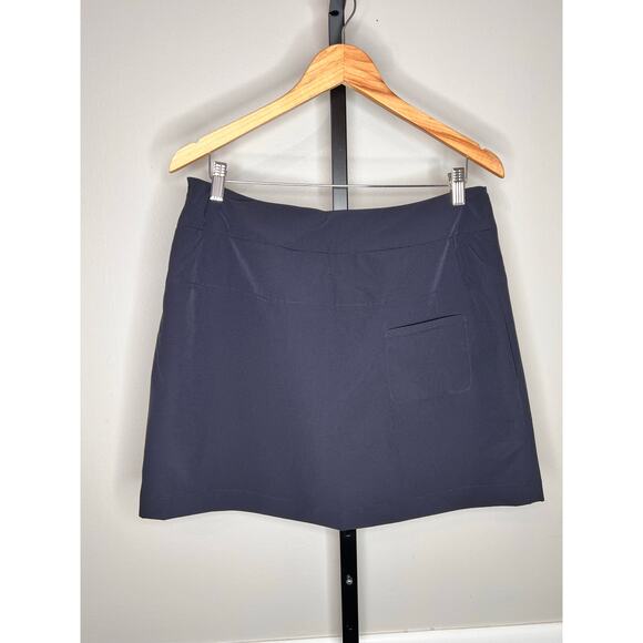L'Etoile Sport Button Poplin Mini Golf/Tennis Skirt Black Women Size XL NWT - Picture 5 of 9